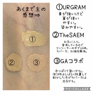 カバーパーフェクション チップコンシーラー/the SAEM/コンシーラーを使ったクチコミ（2枚目）