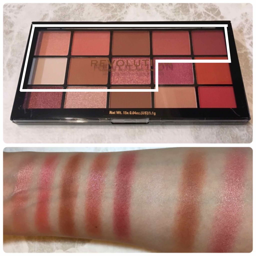 Revolution Reloaded/MAKEUP REVOLUTION/アイシャドウパレットを使ったクチコミ(3枚目)