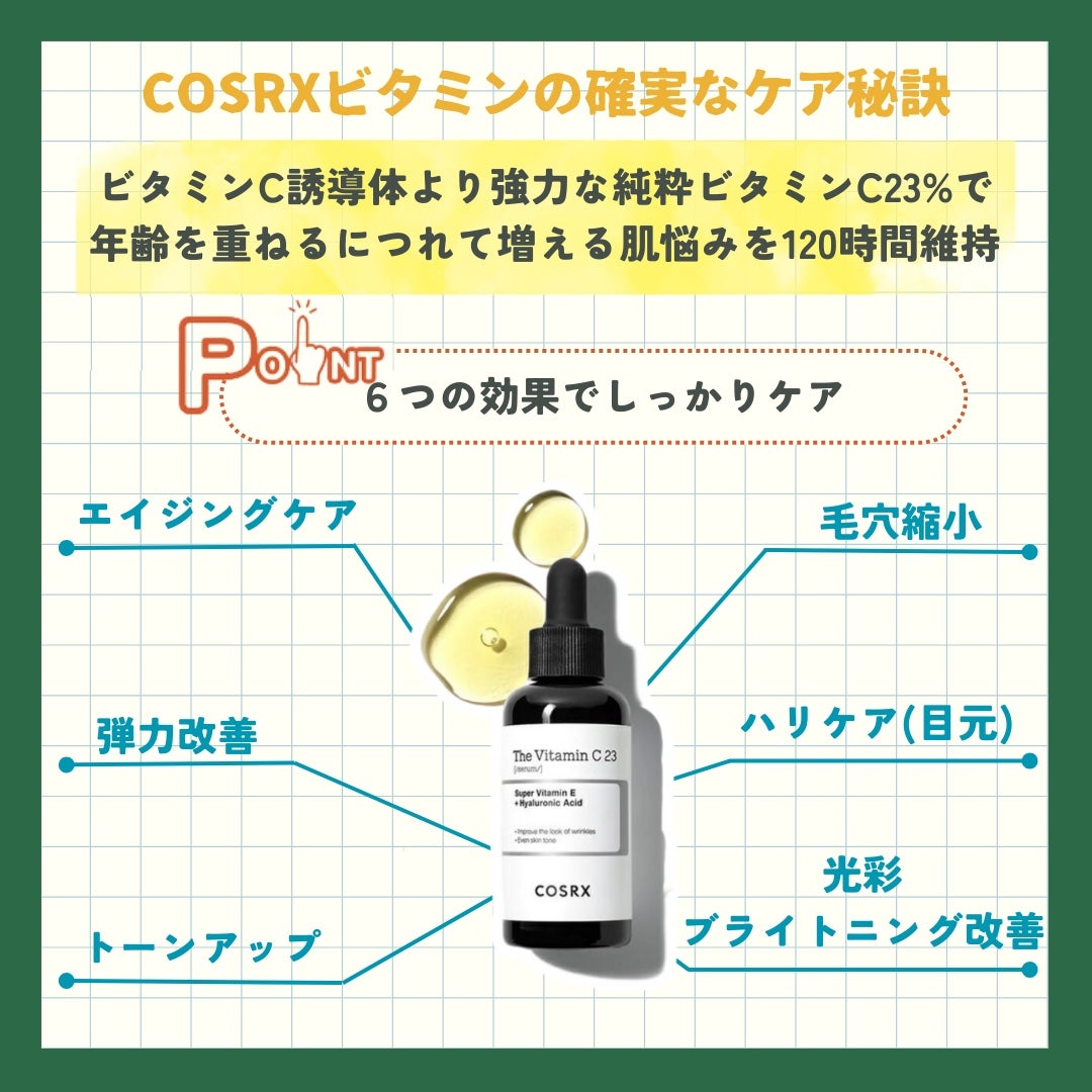 RXザ・ビタミンC23セラム/COSRX/美容液を使ったクチコミ(2枚目)