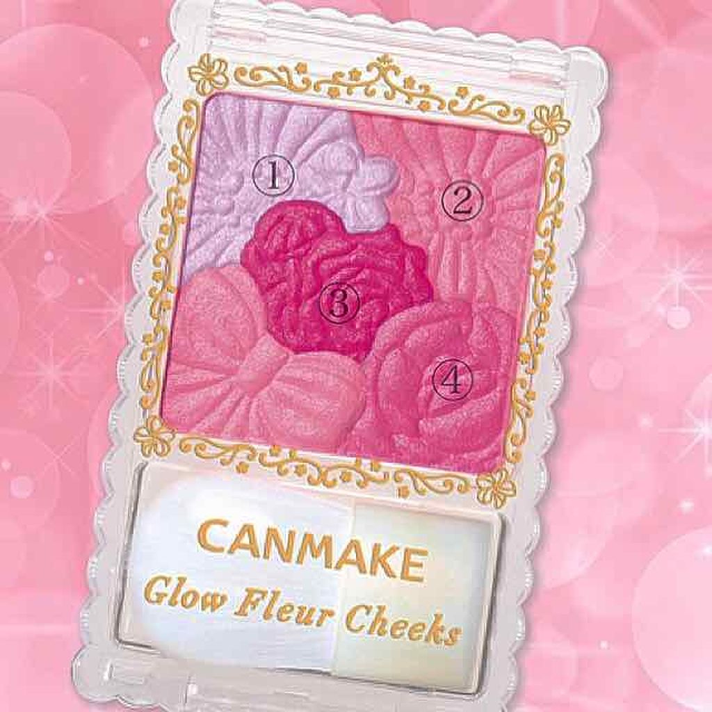 グロウフルールチークス/キャンメイク/パウダーチークを使ったクチコミ(2枚目)