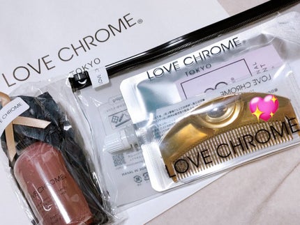 (R)K24GPツキ ゴールド/LOVECHROME/ヘアコームを使ったクチコミ(1枚目)
