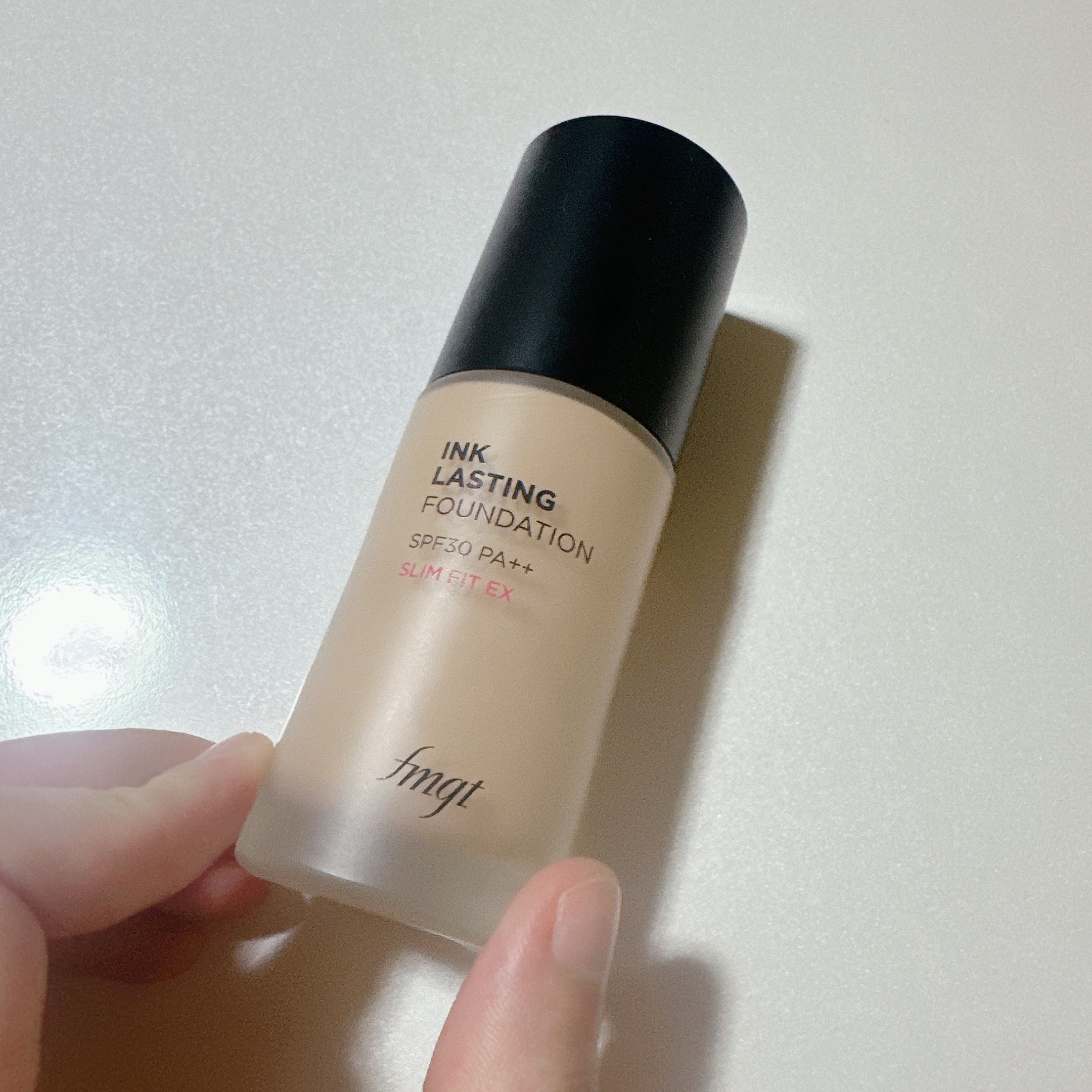 インクラスティングファンデーション スリムフィットEX/THE FACE SHOP/リキッドファンデーションを使ったクチコミ（2枚目）