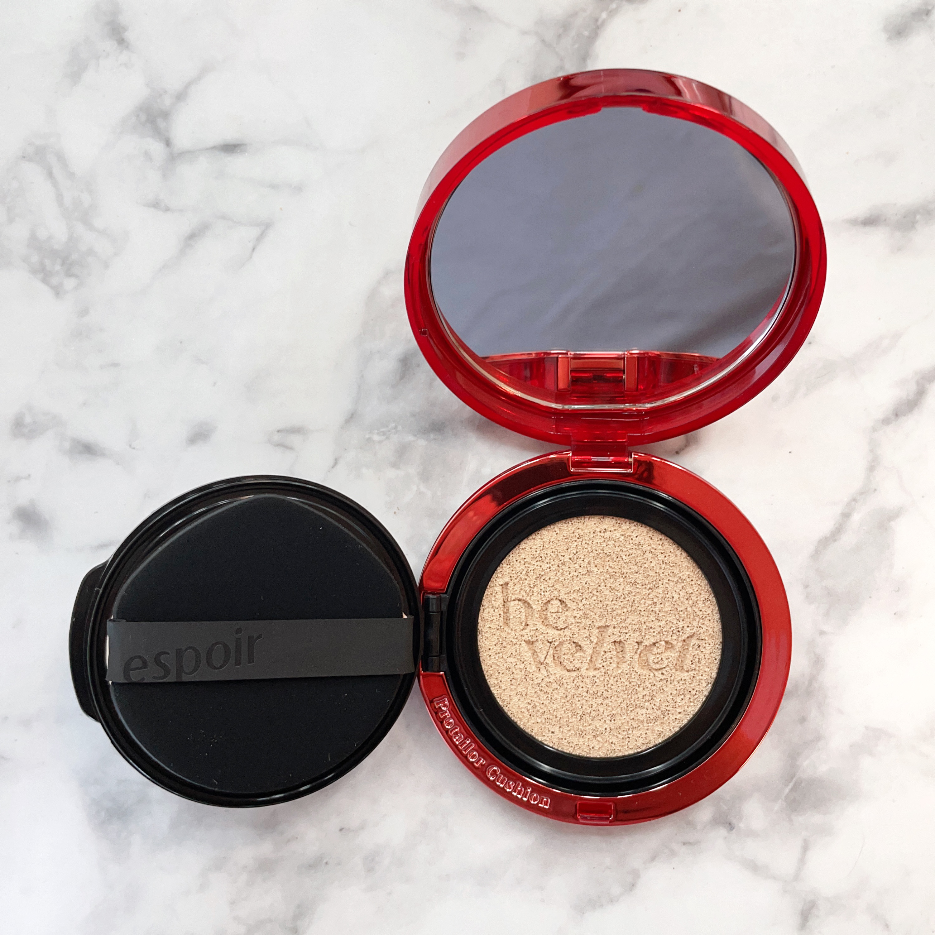 プロテーラービーベルベットカバークッション/espoir/クッションファンデーションを使ったクチコミ（2枚目）