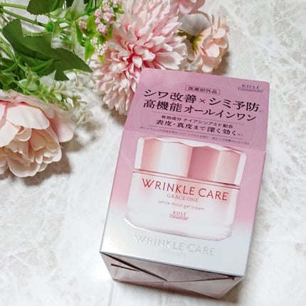 リンクルケア ホワイト モイストジェルクリーム/グレイスワン/オールインワン化粧品を使ったクチコミ(1枚目)