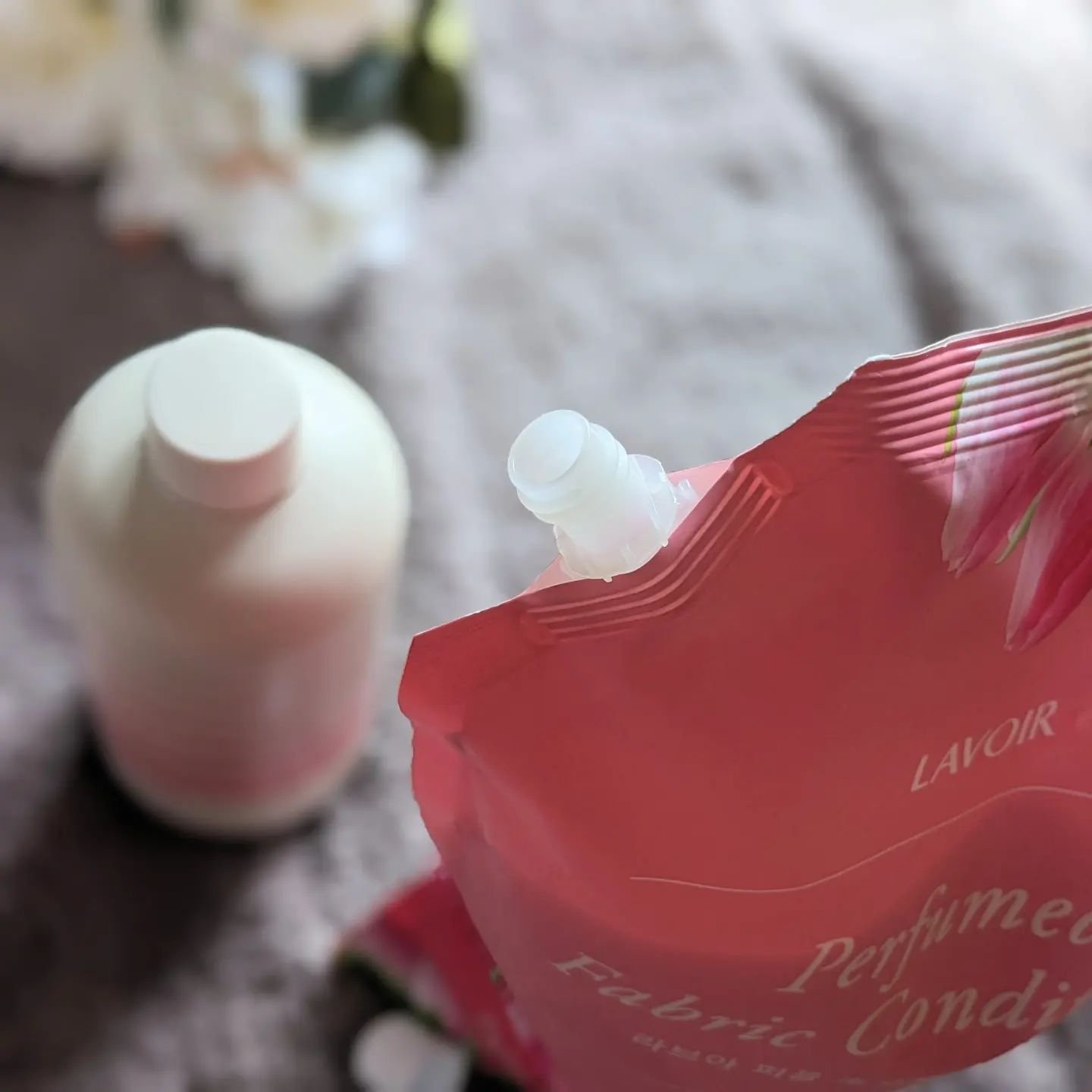 パフュームヴィーガン柔軟剤 チューリップ＆フリージア/LAVOIR/柔軟剤を使ったクチコミ（3枚目）