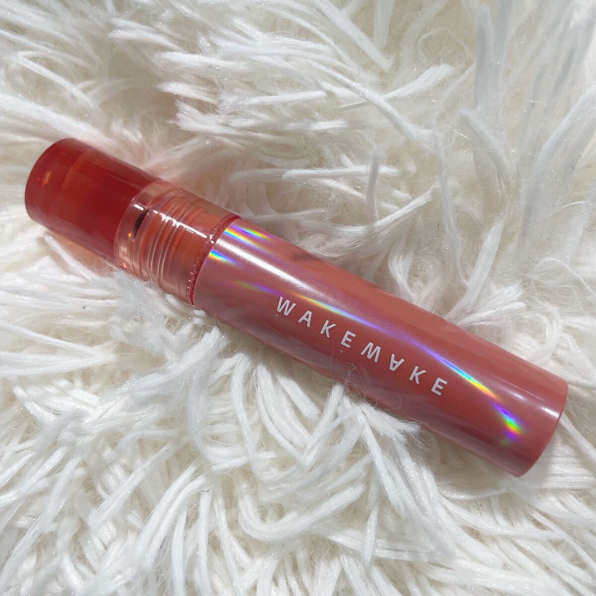 ウォーターグローイングティント/wakemake/リップティントを使ったクチコミ(1枚目)