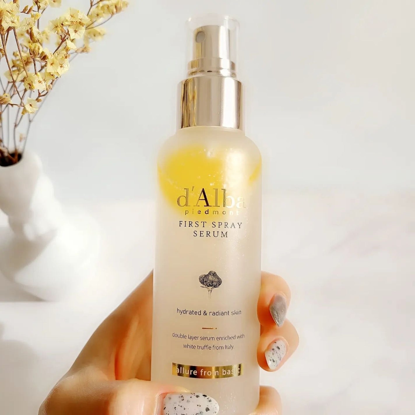 ダルバ ホワイトトリュフファーストスプレーセラム/ダルバ/ミスト状化粧水を使ったクチコミ(3枚目)