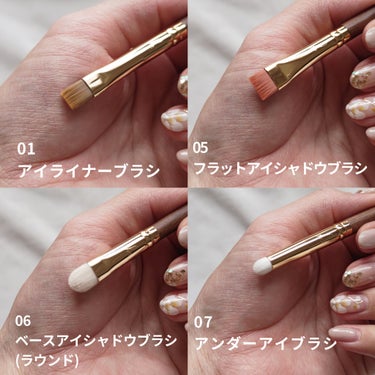 BY MAENG #05 Flat Eye Shadow Brush/SOOA DOR/メイクブラシを使ったクチコミ（2枚目）