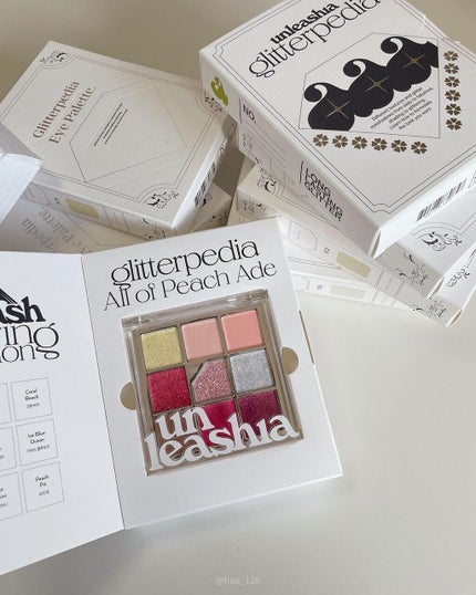 グリッターペディアアイパレット/unleashia/アイシャドウパレットを使ったクチコミ(8枚目)