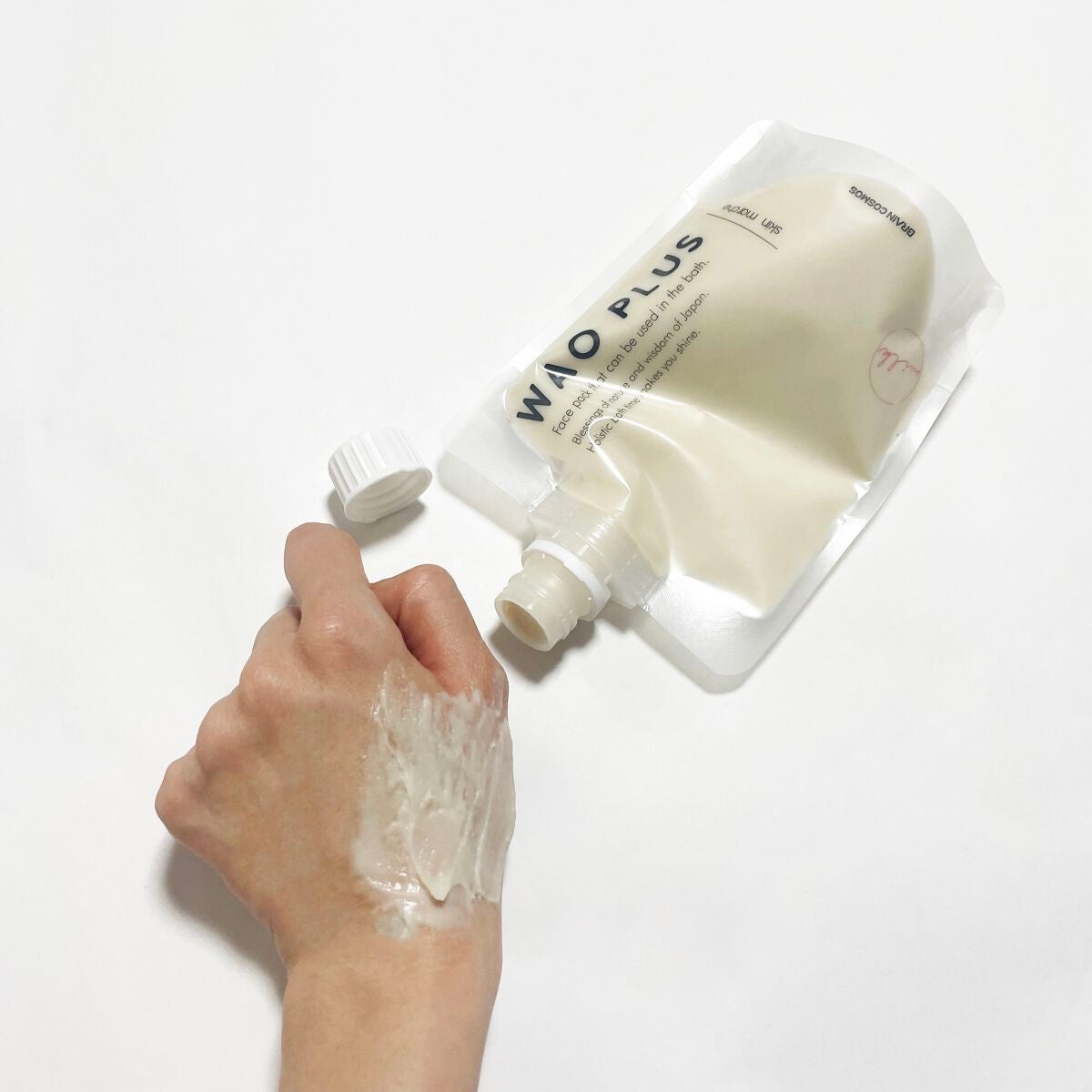 skinmarche WAOPLUS プラントベースミルクブースターマスク/ブレーンコスモス/洗い流すパック・マスクを使ったクチコミ(3枚目)