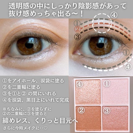 ペールトーンアイシャドウ/CEZANNE/アイシャドウを使ったクチコミ(5枚目)