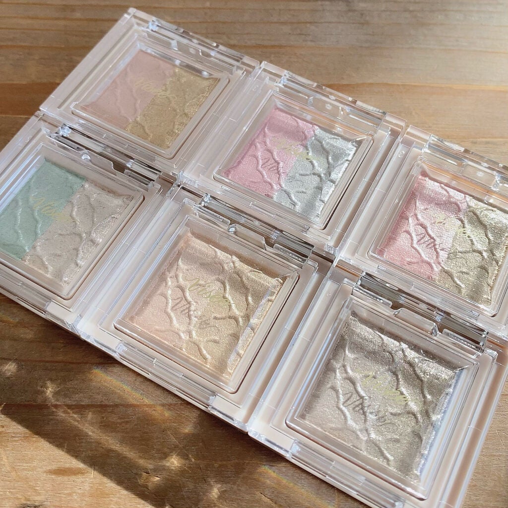 リシェ ダズリング デュオ アイズ/Visée/アイシャドウパレットを使ったクチコミ(2枚目)