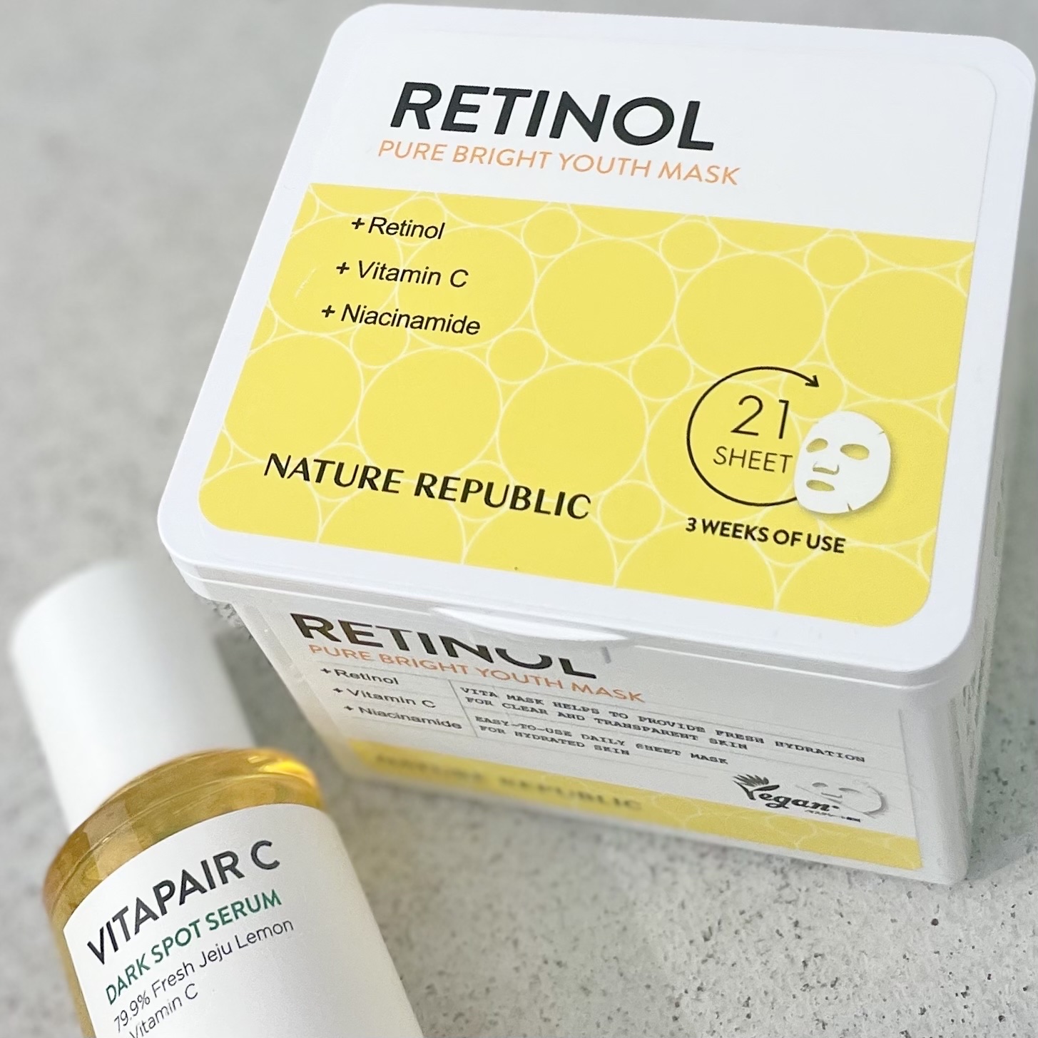 ビタペアC 集中美容液スペシャルセット/ネイチャーリパブリック/美容液を使ったクチコミ（3枚目）