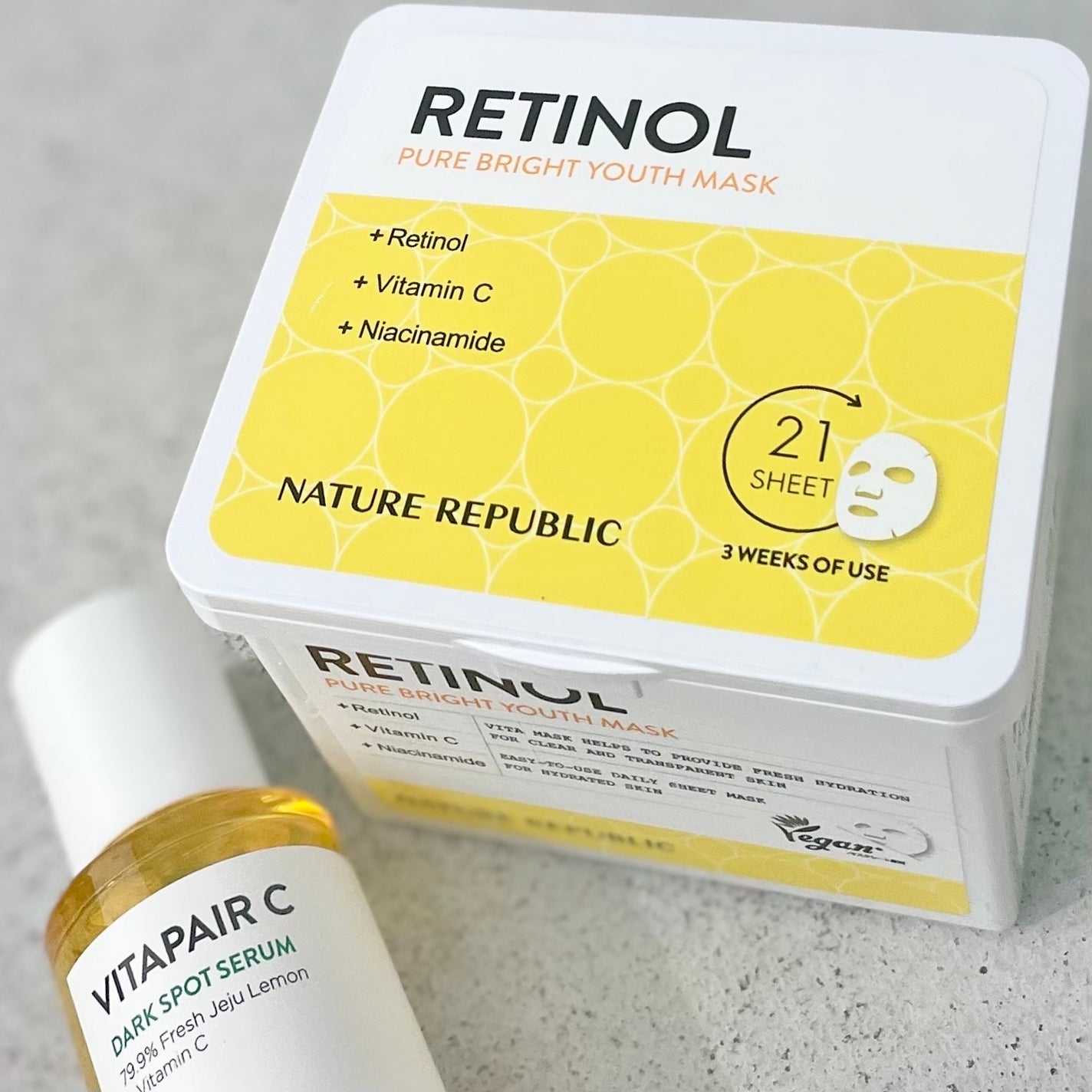 ビタペアC 集中美容液スペシャルセット/ネイチャーリパブリック/美容液を使ったクチコミ(3枚目)