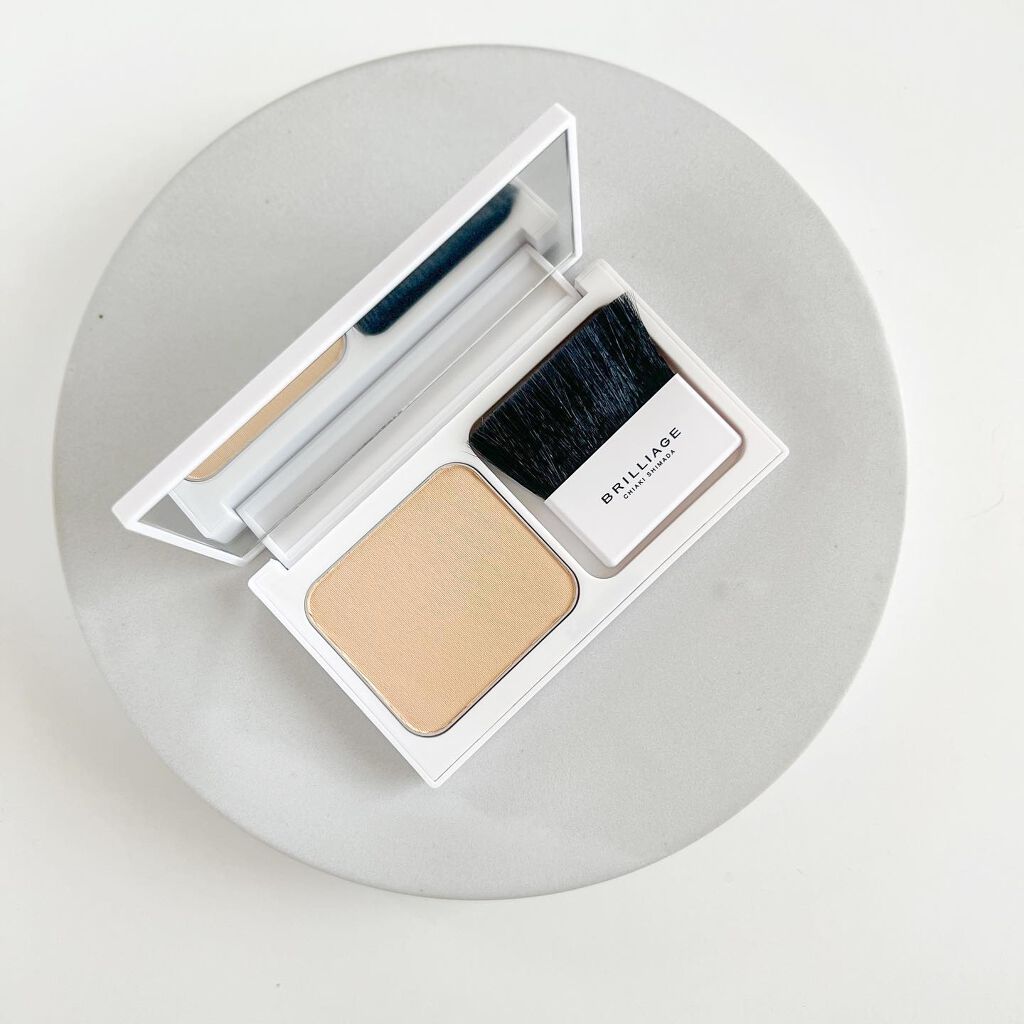 パウダリーファンデーション ソフトシャイニー/ブリリアージュ/パウダーファンデーションを使ったクチコミ(2枚目)