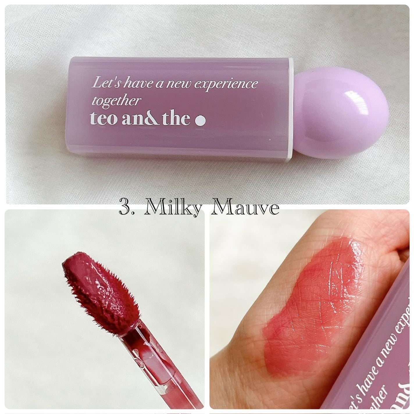 teo and the Milky Dotom Tint/タオアンダー/リップグロスを使ったクチコミ(4枚目)