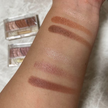 トーンアップアイシャドウ/CEZANNE/アイシャドウパレットを使ったクチコミ(4枚目)