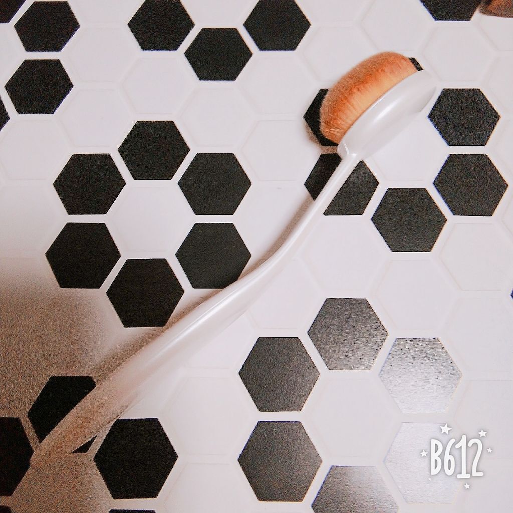 スーパーカバーファンデーションブラシ/メイクル/メイクブラシを使ったクチコミ(1枚目)