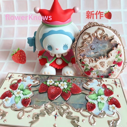 ストロベリーロココ チークブラッシュ/FlowerKnows/パウダーチークを使ったクチコミ(1枚目)