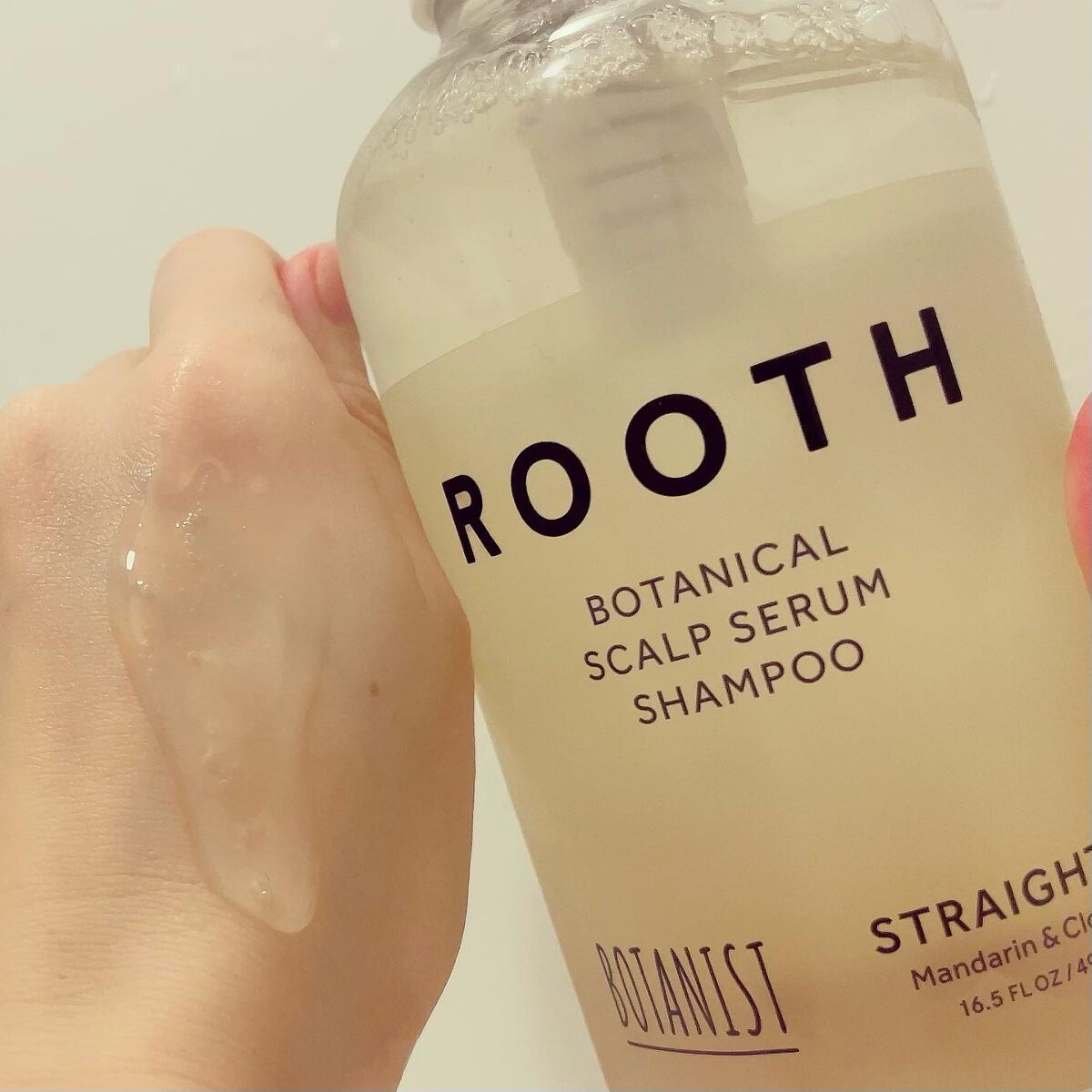 ルース ボタニカルスカルプセラム シャンプー・トリートメント（ストレート）/BOTANIST/市販シャンプーを使ったクチコミ（1枚目）