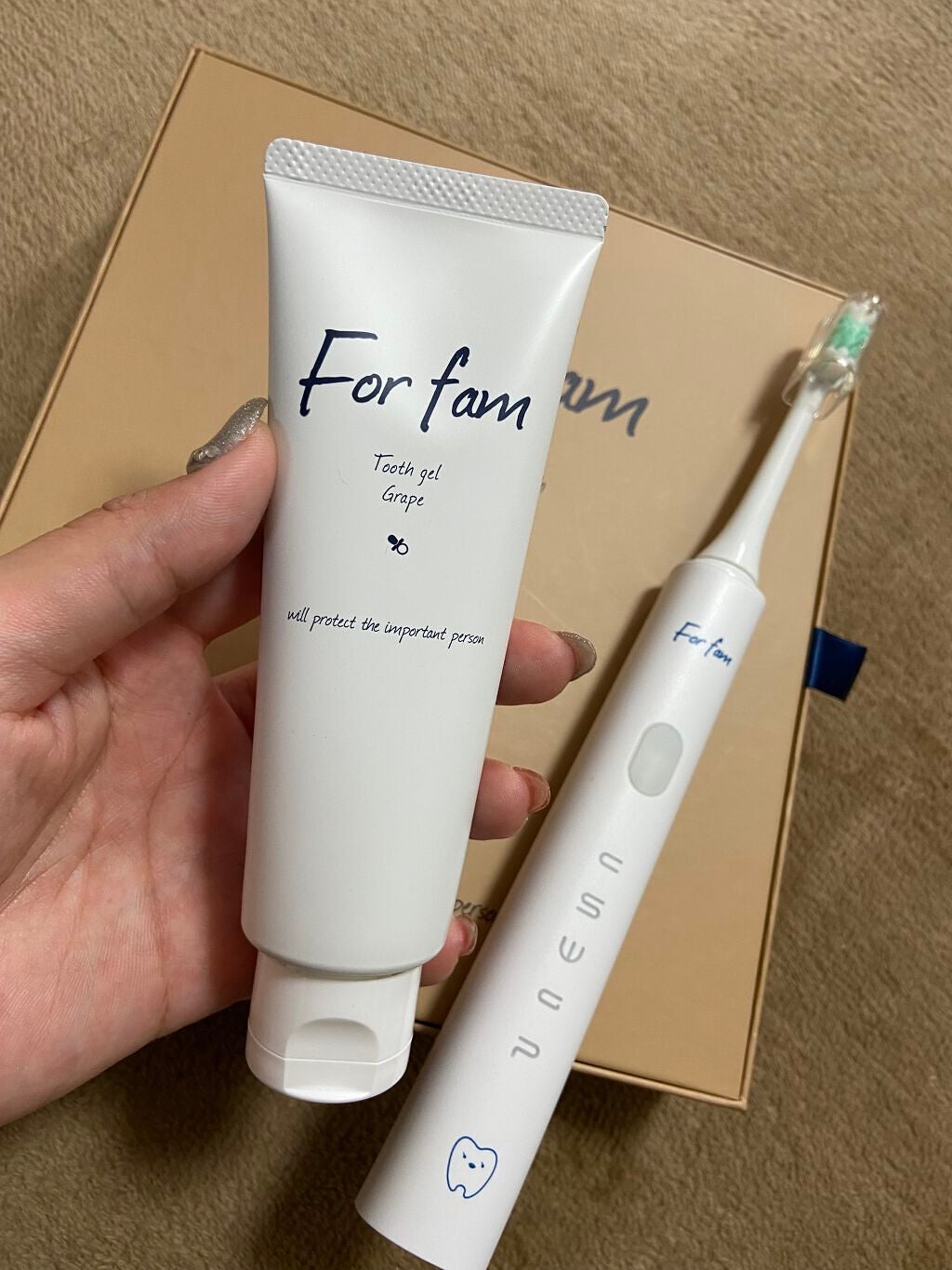 トゥースジェル/For fam/歯磨き粉を使ったクチコミ(1枚目)