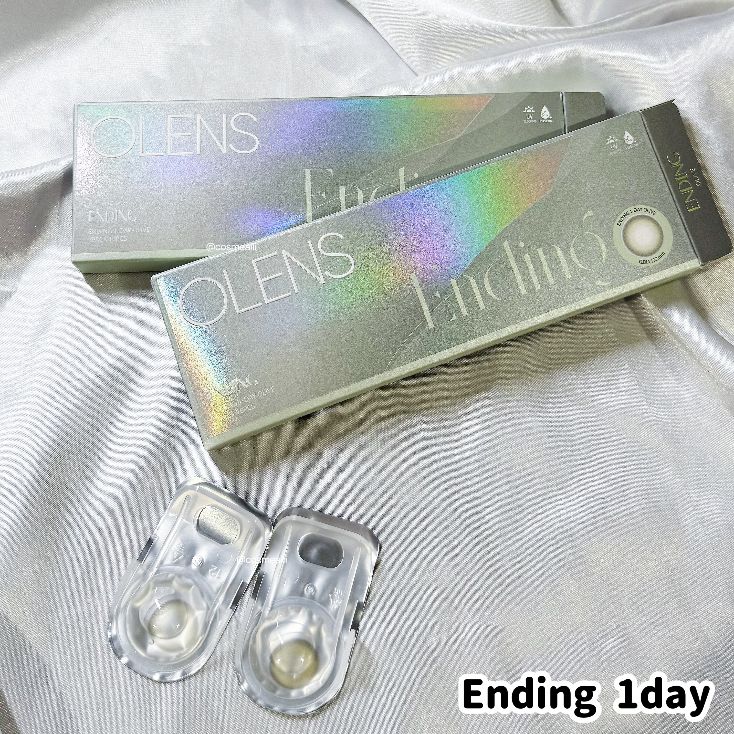 Ending 1day/OLENS/ワンデー（１DAY）カラコンを使ったクチコミ（3枚目）