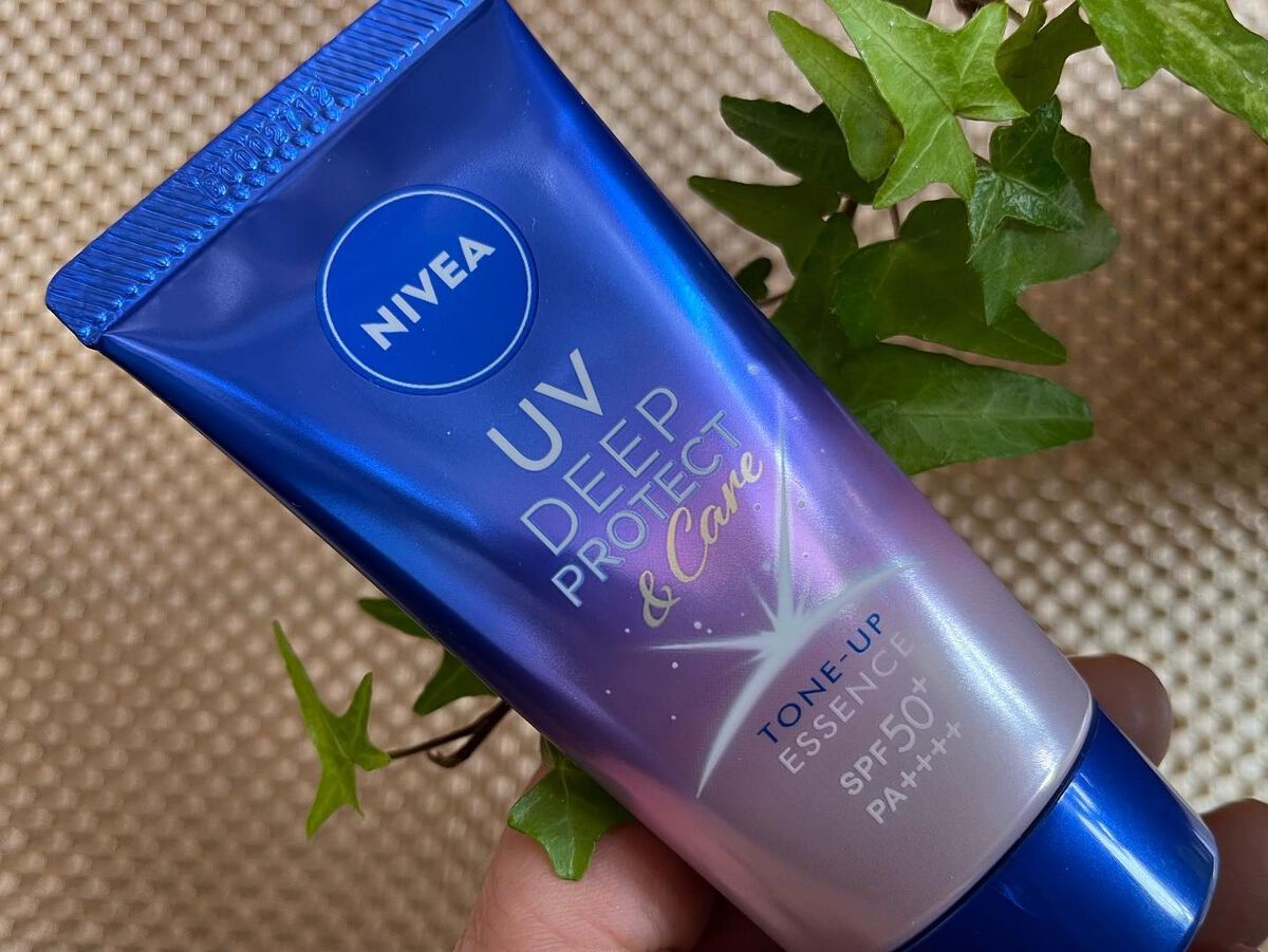 ニベアUV ディープ プロテクト&ケア トーンアップ エッセンス/ニベア/日焼け止めローションを使ったクチコミ(5枚目)