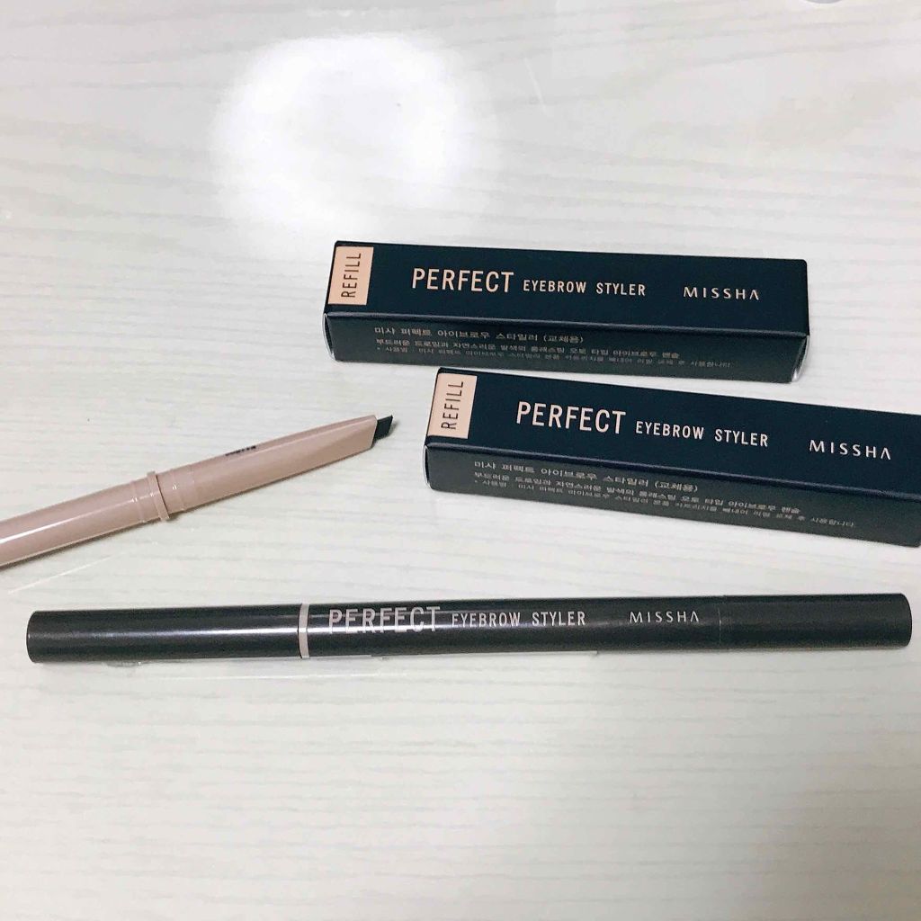 アイブロウスタイラー/MISSHA/アイブロウペンシルを使ったクチコミ（1枚目）