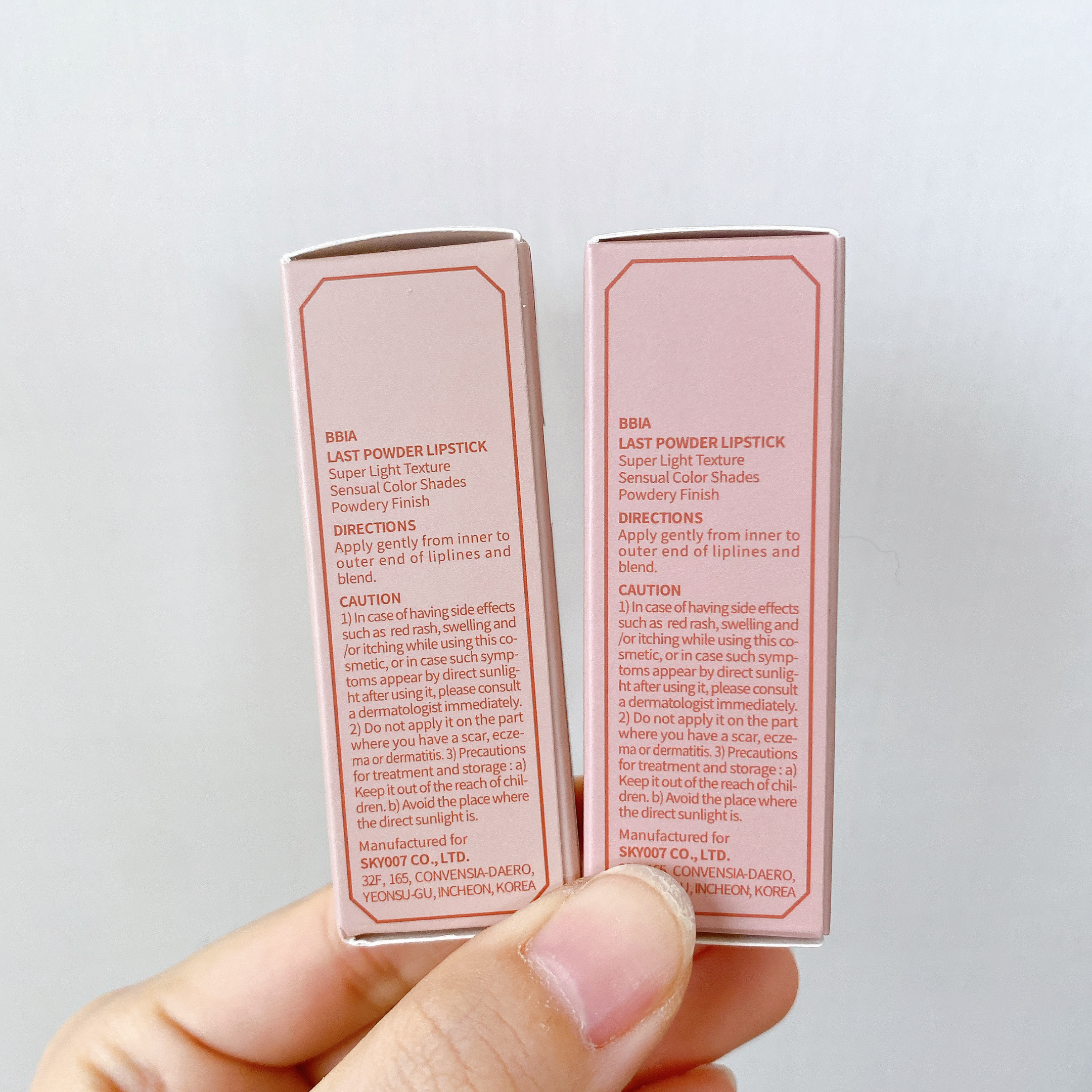 ラストパウダーリップスティック2/BBIA/口紅を使ったクチコミ（3枚目）