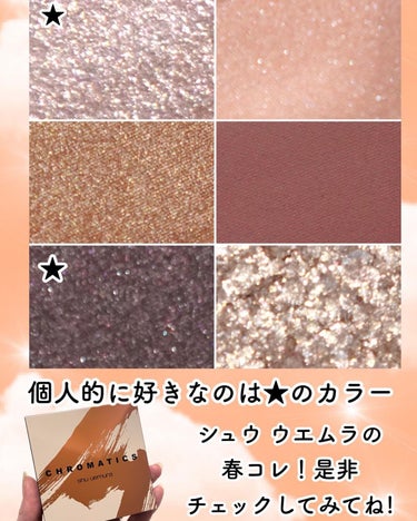 クロマティックス ウキバナジンジャー/shu uemura/アイシャドウパレットを使ったクチコミ（5枚目）