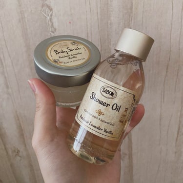  シャワーオイル パチュリ・ラベンダー・バニラ 300ml/SABON/ボディソープを使ったクチコミ（1枚目）