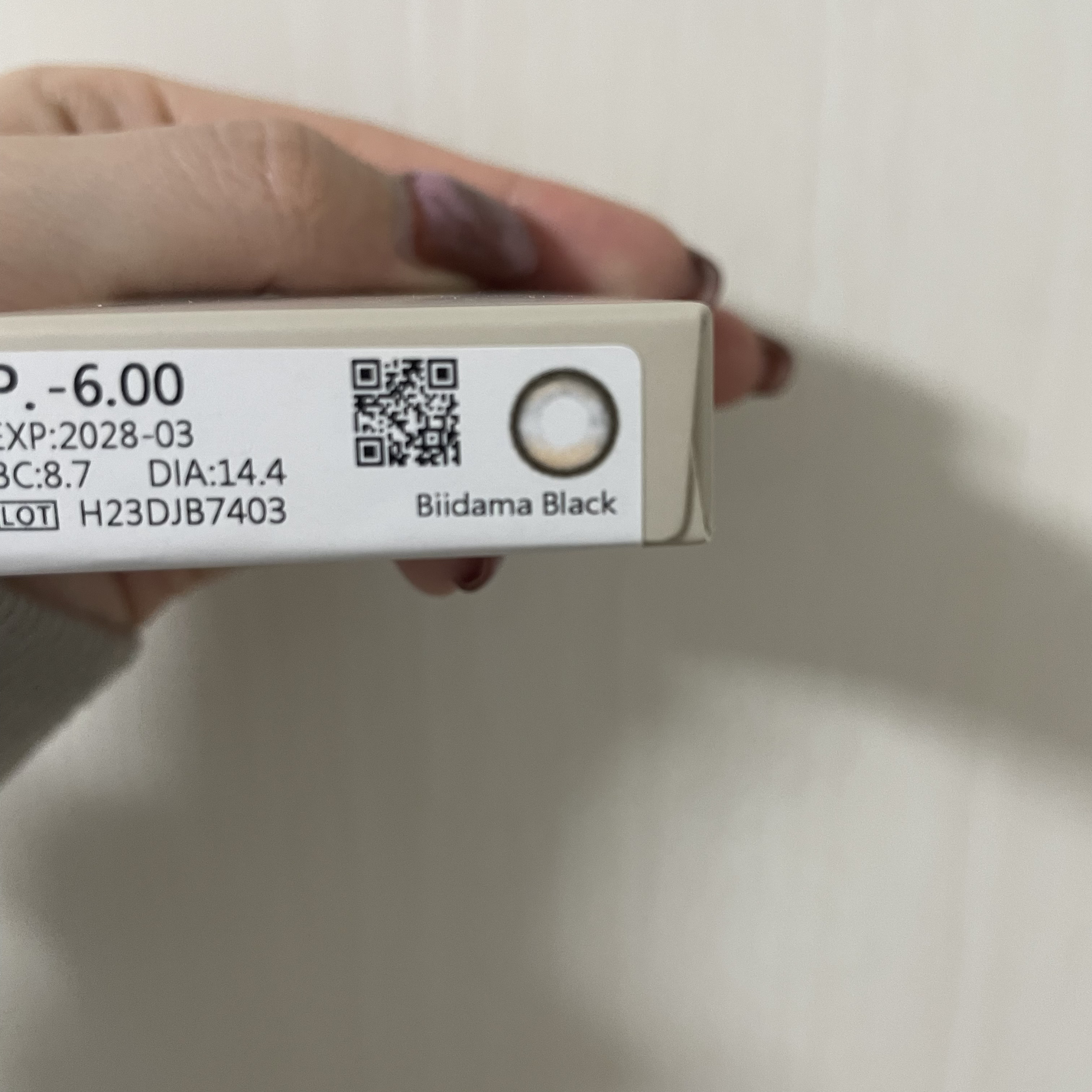 アンジョルノ びーだまブラック/en Giorno/カラーコンタクトレンズを使ったクチコミ（2枚目）