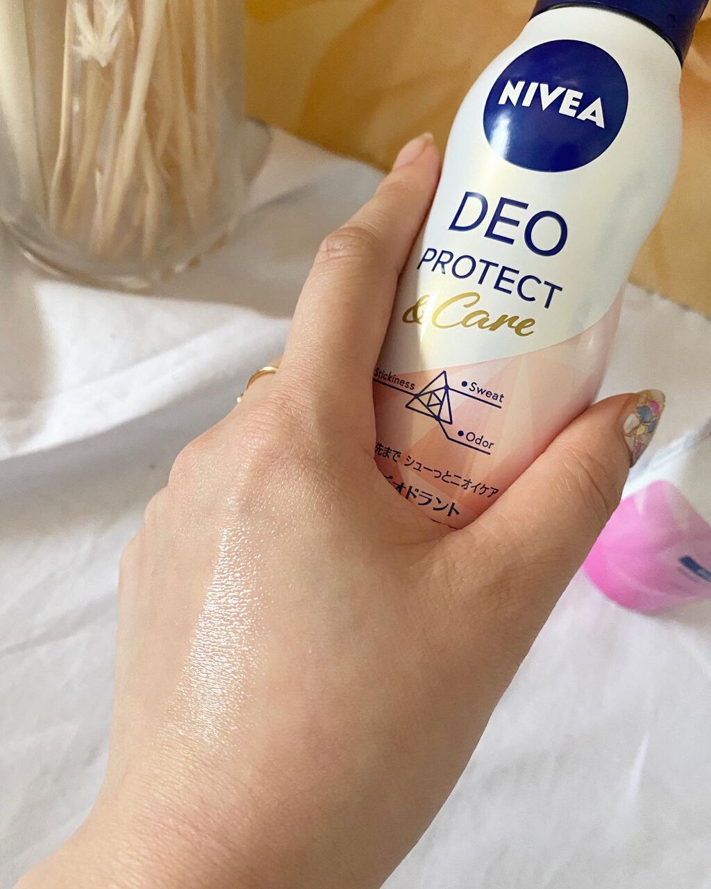 デオプロテクト&ケア スプレー/ニベア/デオドラント・制汗剤を使ったクチコミ(2枚目)