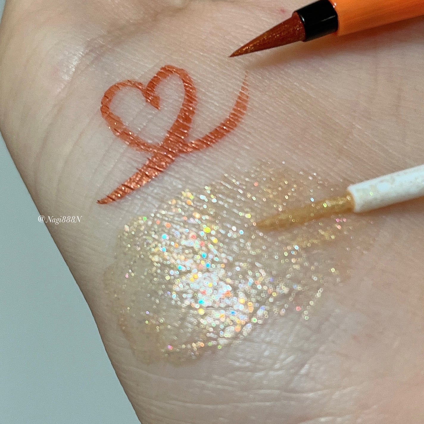 美容液ラメライナー/Borica/リキッドアイライナーを使ったクチコミ(4枚目)