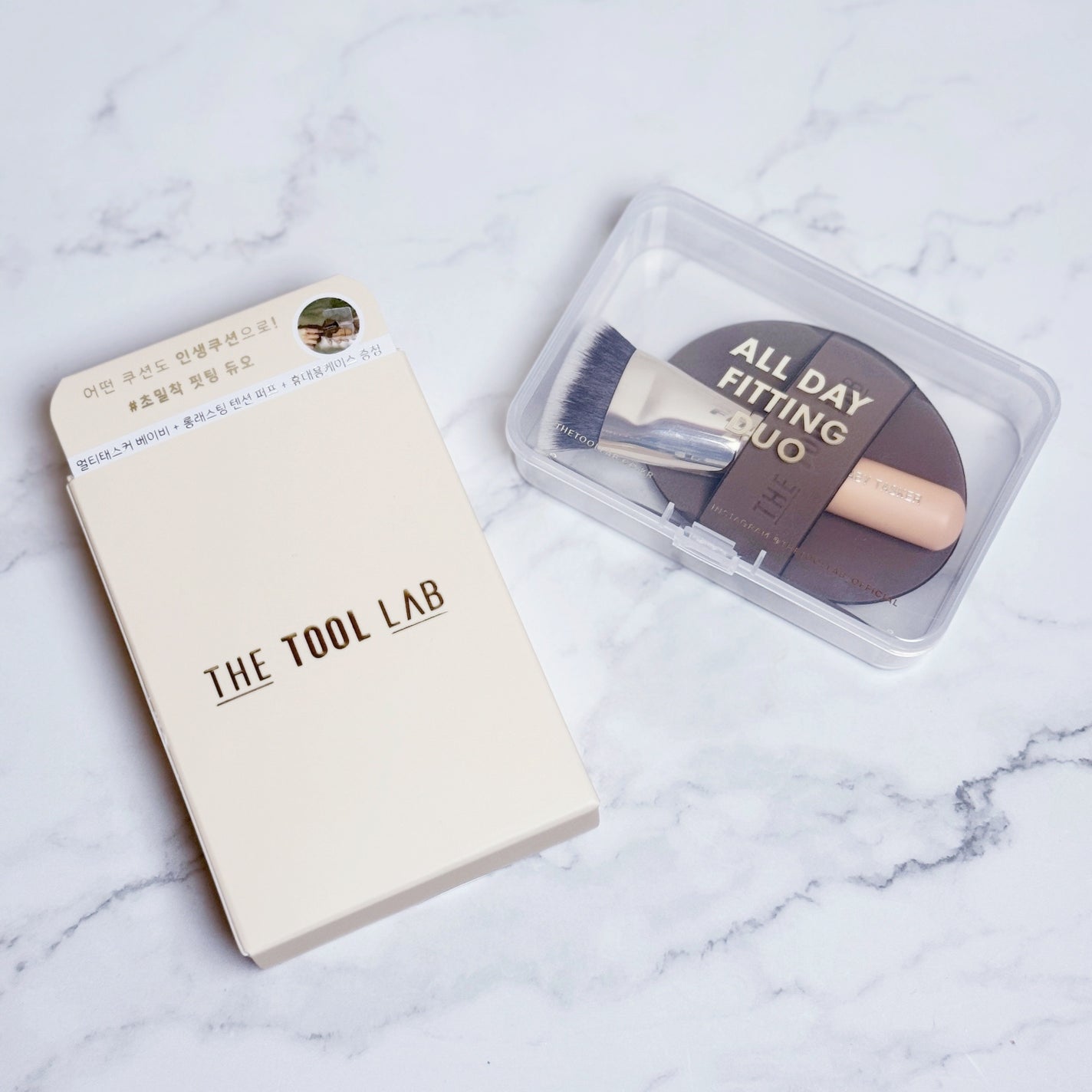 超密着カバーデュオ/THE TOOL LAB/メイクアップキットを使ったクチコミ(4枚目)