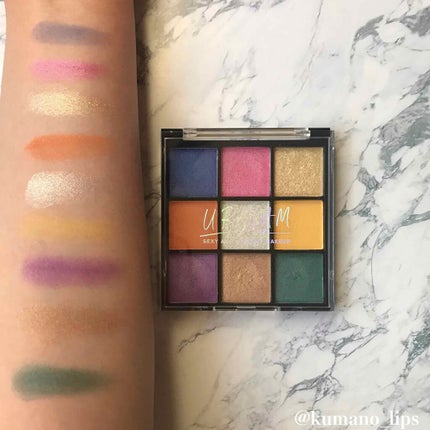 UR GLAM BLOOMING EYE COLOR PALETTE/U R GLAM/アイシャドウパレットを使ったクチコミ(3枚目)