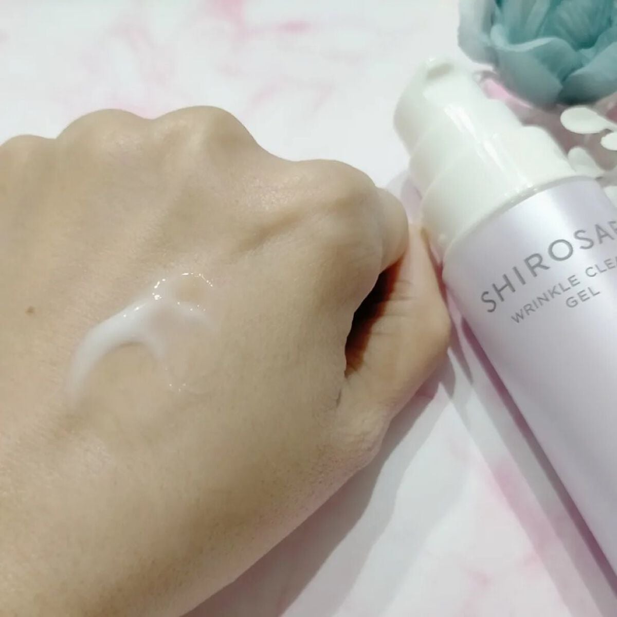 シロサエ リンクルクリアジェル /トリニティーライン/オールインワン化粧品を使ったクチコミ(5枚目)