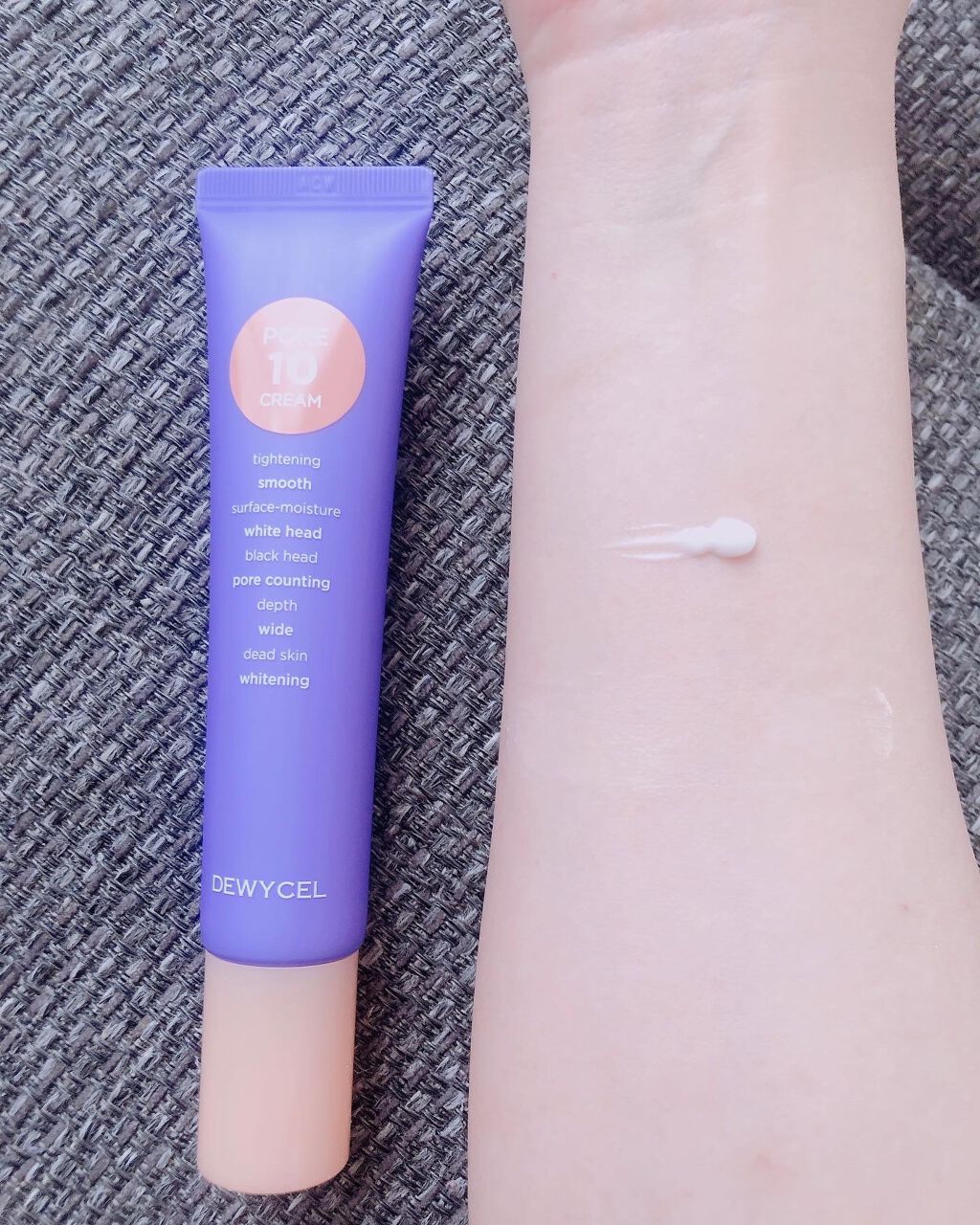 ポアーテンクリーム/DEWYCEL/化粧下地を使ったクチコミ(2枚目)