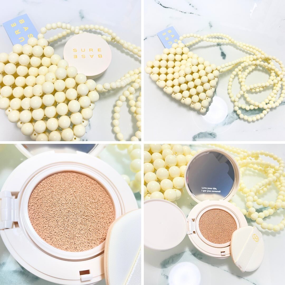 ヌーディステディクッション/SUREBASE/クッションファンデーションを使ったクチコミ（2枚目）