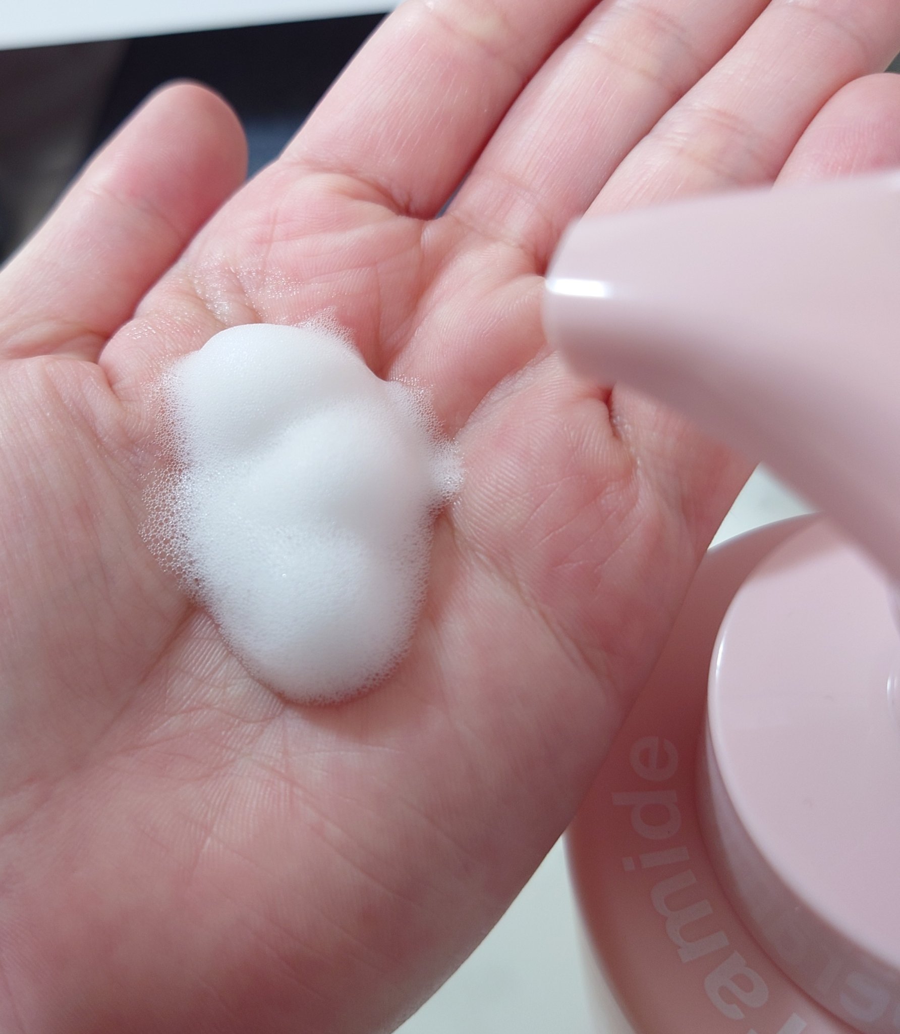 クリアバブルローション セラミド/aqua bank/化粧水を使ったクチコミ（2枚目）