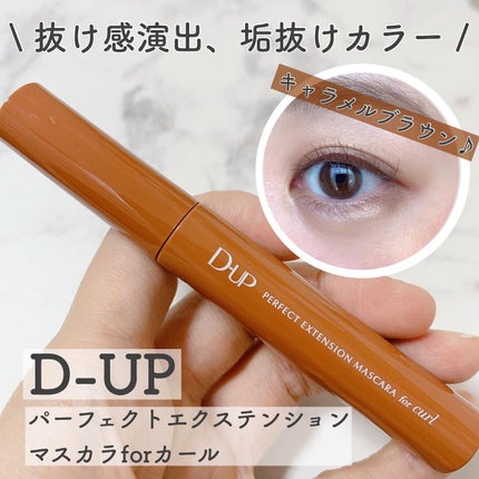 パーフェクトエクステンション マスカラ for カール/D-UP/マスカラを使ったクチコミ(1枚目)