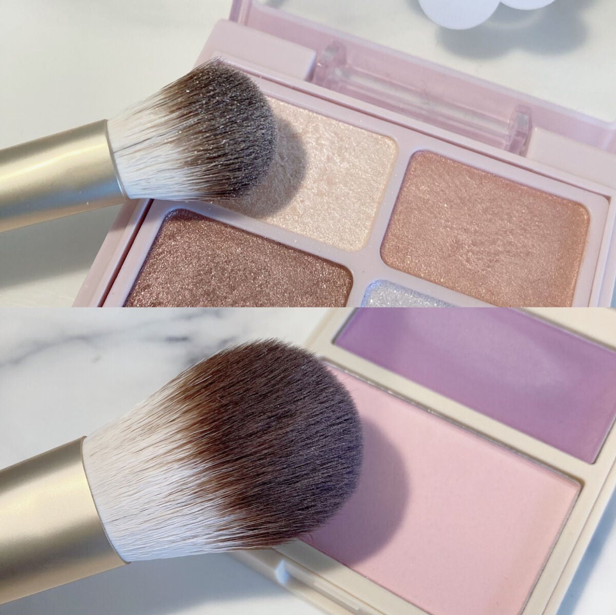 roon_pa@フォロバ on LIPS 「hinceからメイクブラシが登場💓ホワイトの持ち手が可愛い🤍人..」(2枚目)