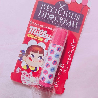 《パケ買い🍬》ミルキー柄のリップクリーム💗

デリシャスリップクリーム ミルキー
ITS’DEMOで購入しました
500円くらい(リップクリームにしては結構高め)

どうせパケだけでリップの性能なんてベ