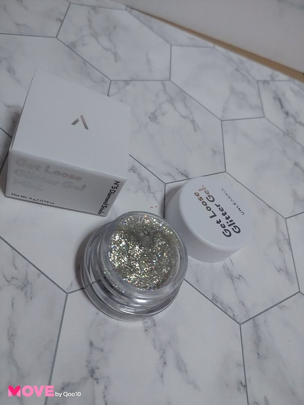 ゲットルーズグリッタージェル/unleashia/グリッターを使ったクチコミ（1枚目）