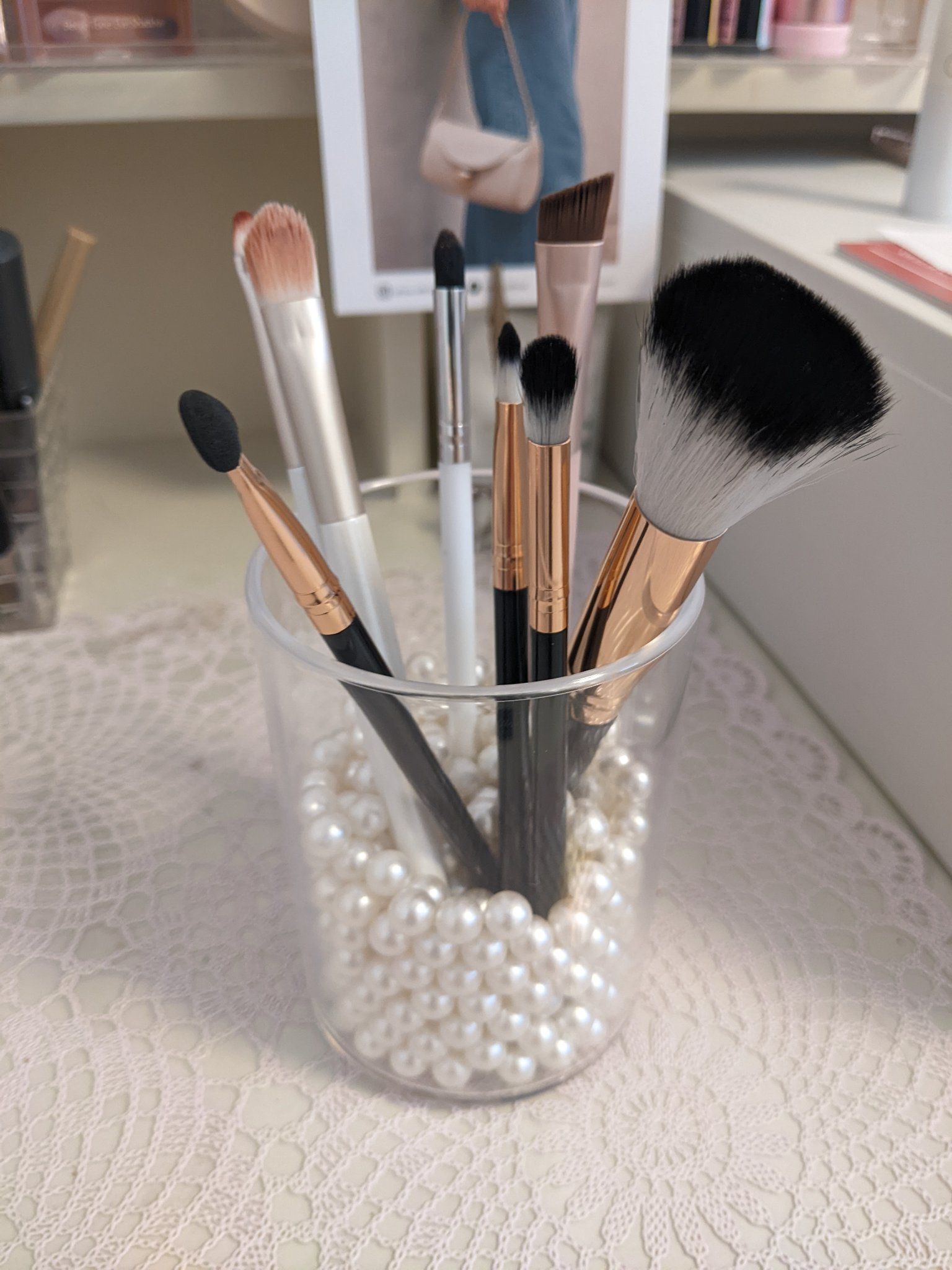 ブラシスタンド&メイクブラシセット/THREEPPY/メイクブラシを使ったクチコミ（1枚目）