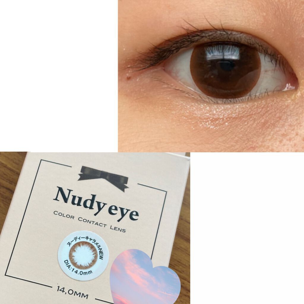 Nudy eye 1day/Nudy eye/ワンデー(1DAY)カラコンを使ったクチコミ(1枚目)