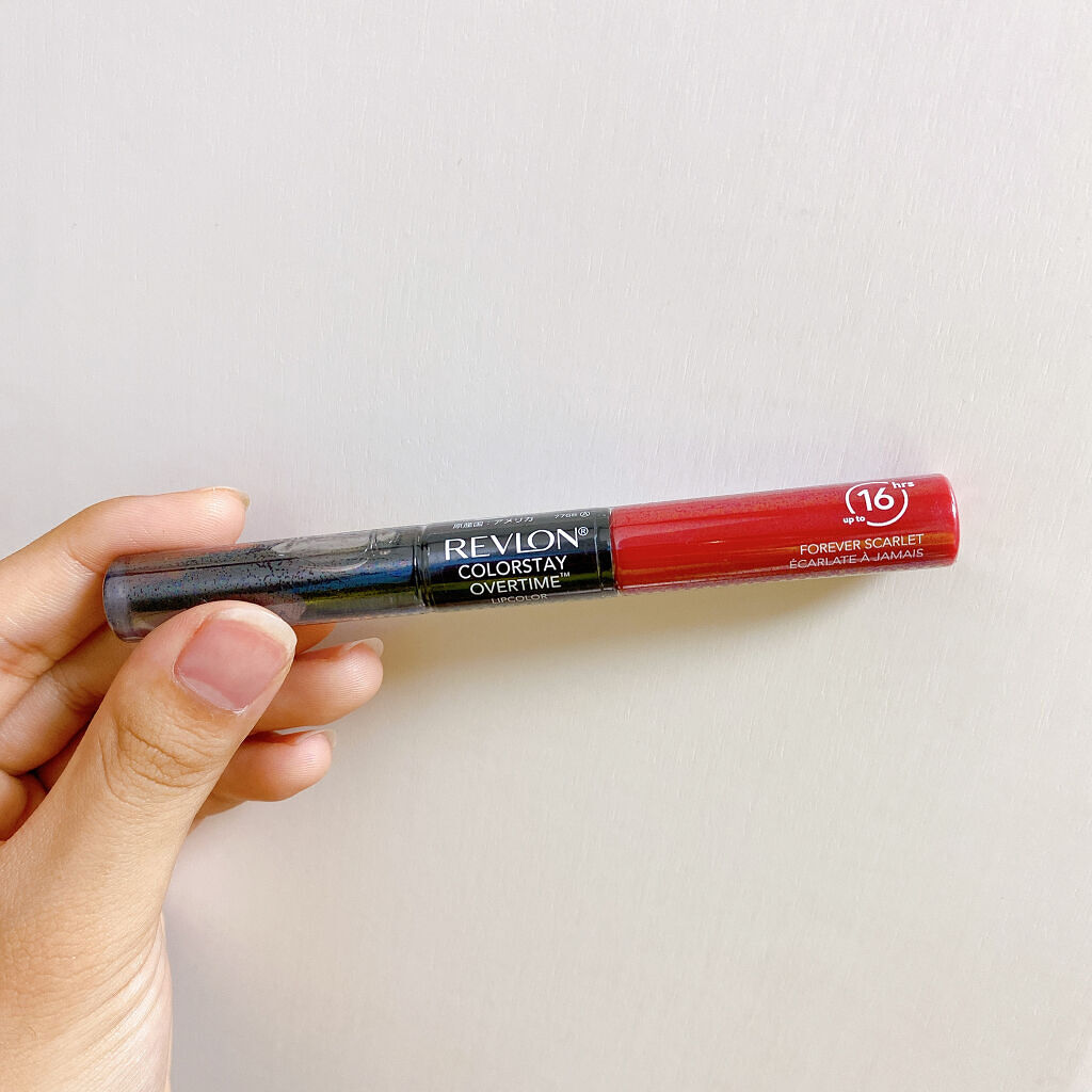 REVLON カラーステイ オーバータイム リップカラーのクチコミ「\REVLONカラーステイ オーバータイム リップカラー/

040　フォーエバースカーレット.....」（1枚目）