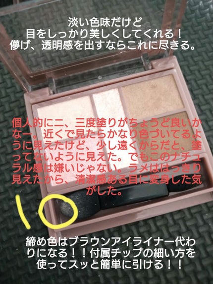 パーフェクトスタイリストアイズ/キャンメイク/アイシャドウパレットを使ったクチコミ(5枚目)