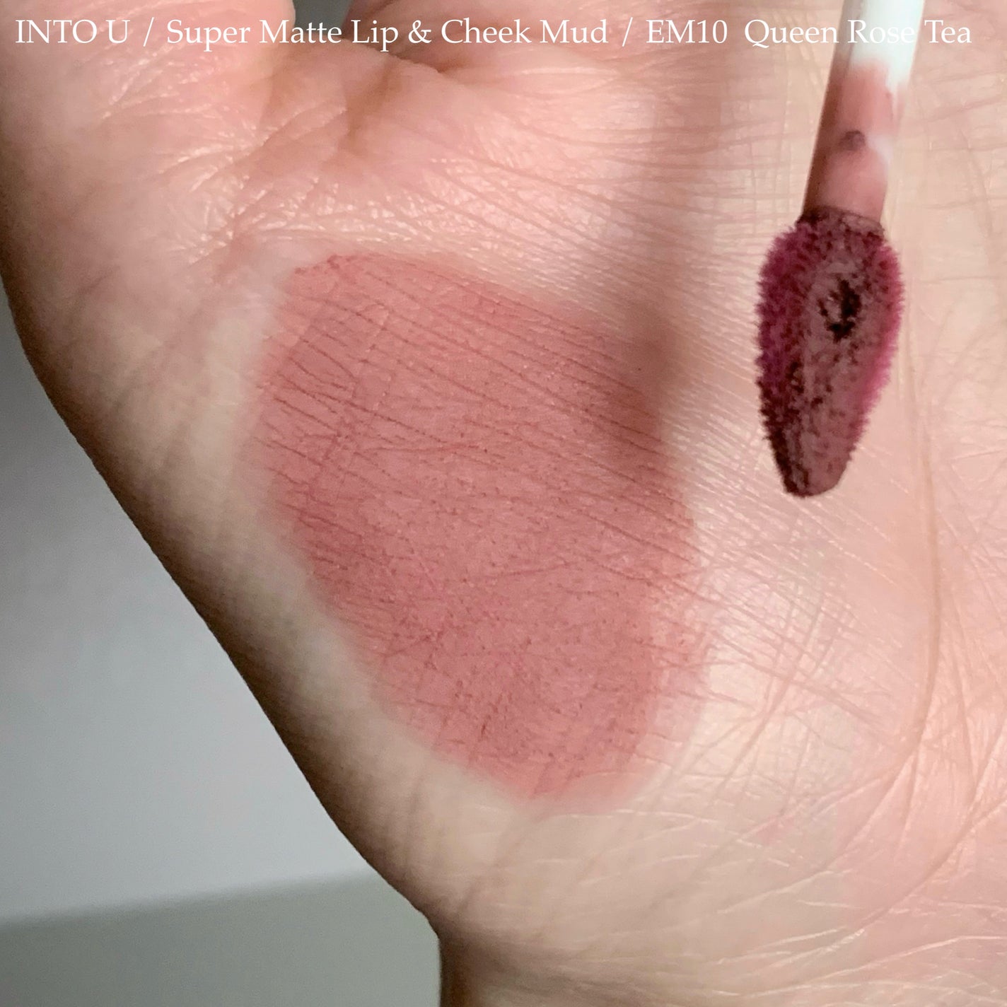 スーパーマットリップ&チークマッド/INTO U/口紅を使ったクチコミ(3枚目)