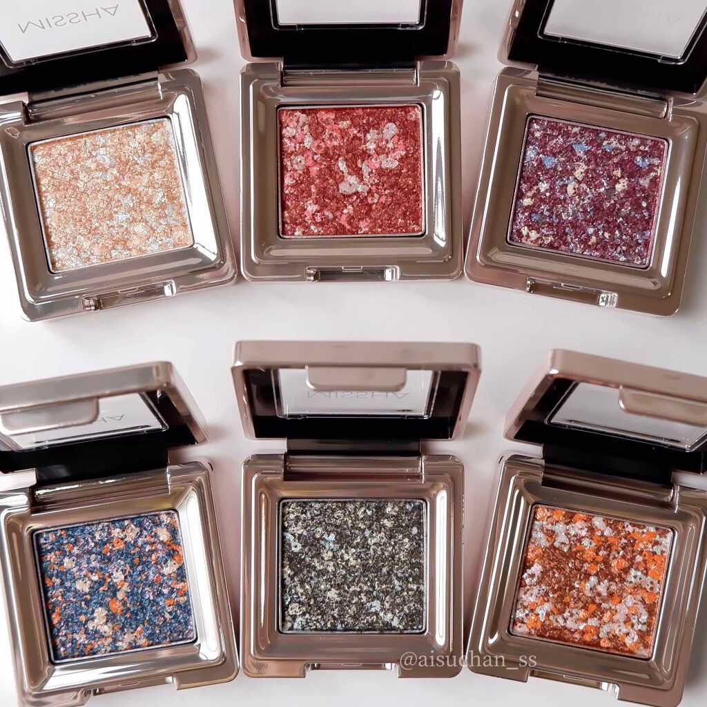 グリッタープリズム シャドウ/MISSHA/グリッターを使ったクチコミ(7枚目)